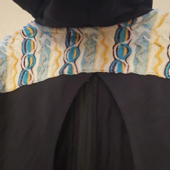 New Puma X Coogi Sweatshirt Jumpsuit Romper Womens XS Black Blue Knitted Hoodie - Picture 7 of 10